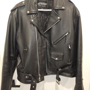 Unik Men's Black Leather Jacket